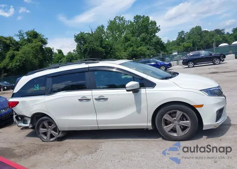 2018 Honda Odyssey Ex-L from USA, damaged, VIN 5FNRL6H79JB109918